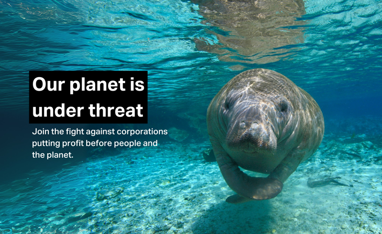 Our planet is under threat.