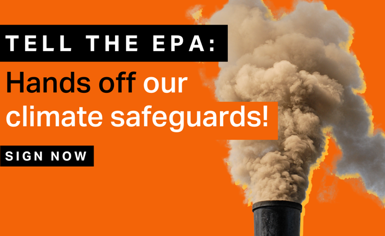 Tell the EPA: Hands off our climate safeguards!